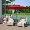 AreShark 10FT 2-Tiers Outdoor Patio Umbrella, Outdoor Table Umbrella with