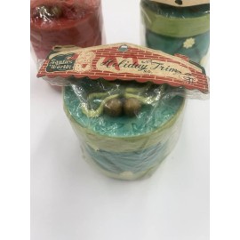 Handmade Vintage Christmas Ornaments Handmade Drums New Old Stock