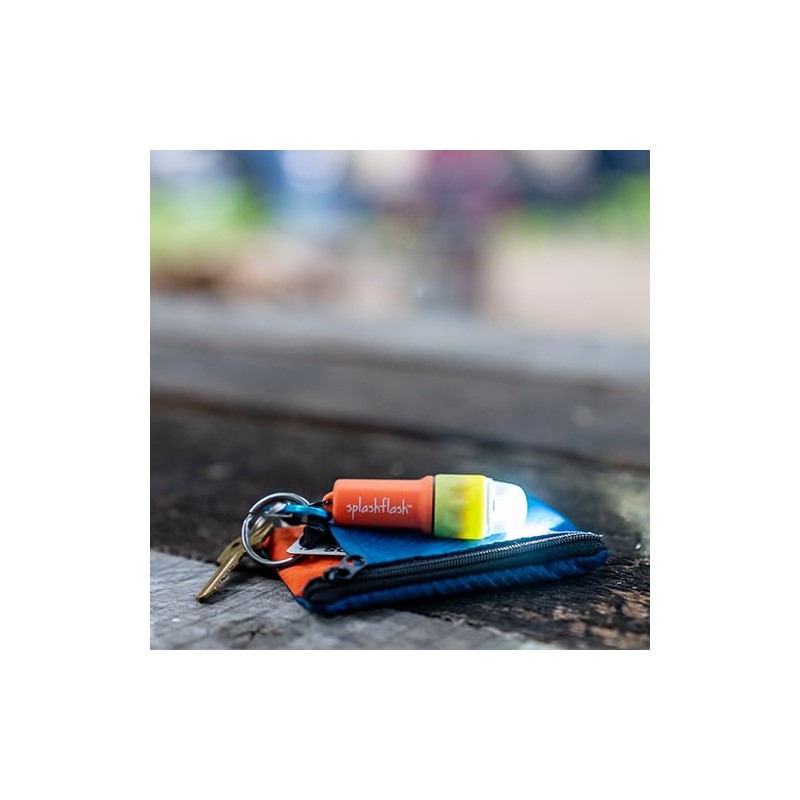 UST SplashFlash Waterproof LED Flashlight, Orange, One Size