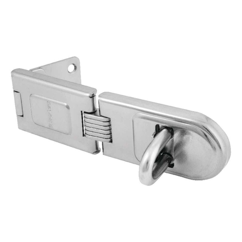 Master Lock - 720DPF Single Hinge Hasp, 6-1/4-Inch