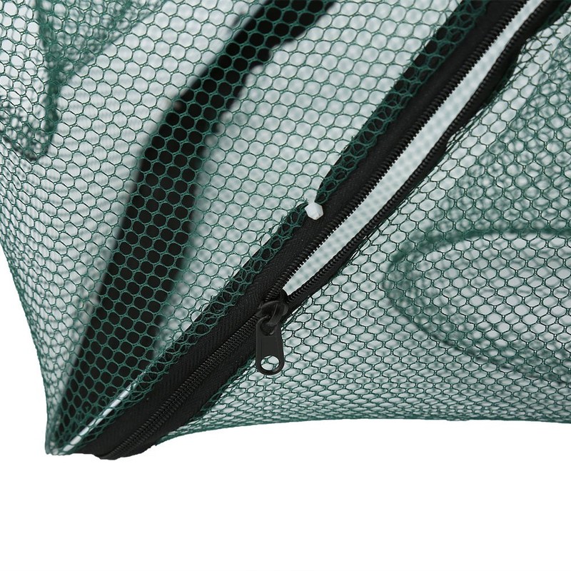 Alvinlite 6 Holes Fish Trap, Foldable Casting Bait Traps Cage,