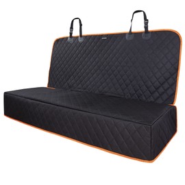 FATTY CHOWCHOW Dog Car Seat Covers Pet Car Seat for Back Seat Car Seat Protector Waterproof Bench Car Seat Cover(Black)