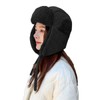 IBLUELOVER Men Fleece Earflap Trapper Hat Windproof Ushanka Russian Hat