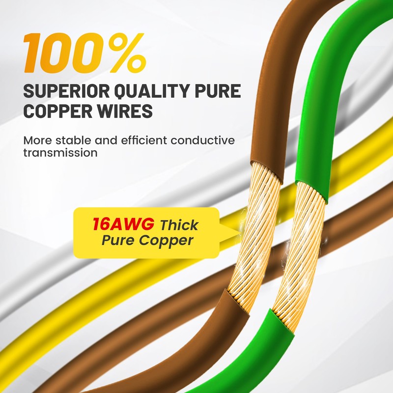 Oyviny 4 Pin 5 Wire Trailer Wiring Harness 18 Inches,