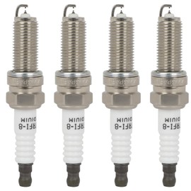 ROADFAR Platinum Iridium Spark Plugs 93175 for Honda CR-V,Civic,Accord,Crosstour & for Hyundai Elantra,Elantra Coupe/GT,Sonata,Santa Fe,Santa Fe Sport,Tucson,Venue & for Kia Soul Set of 4