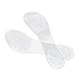 Beavorty 1 Pair High Heels Gel Insole for Women Toe Pad Foot Non-slip Shoe Pad Gel Cushion Anti-absorption (black)