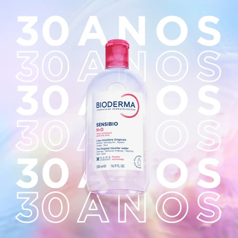 Agua Micelar Piel Sensible Bioderma Sensibio H2O Bomba 500ml