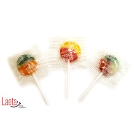 LaetaFood Tiger Pops Original Assorted Pops Suckers Fruit Flavored, Hard Candy Lollipops (Pack of 400)