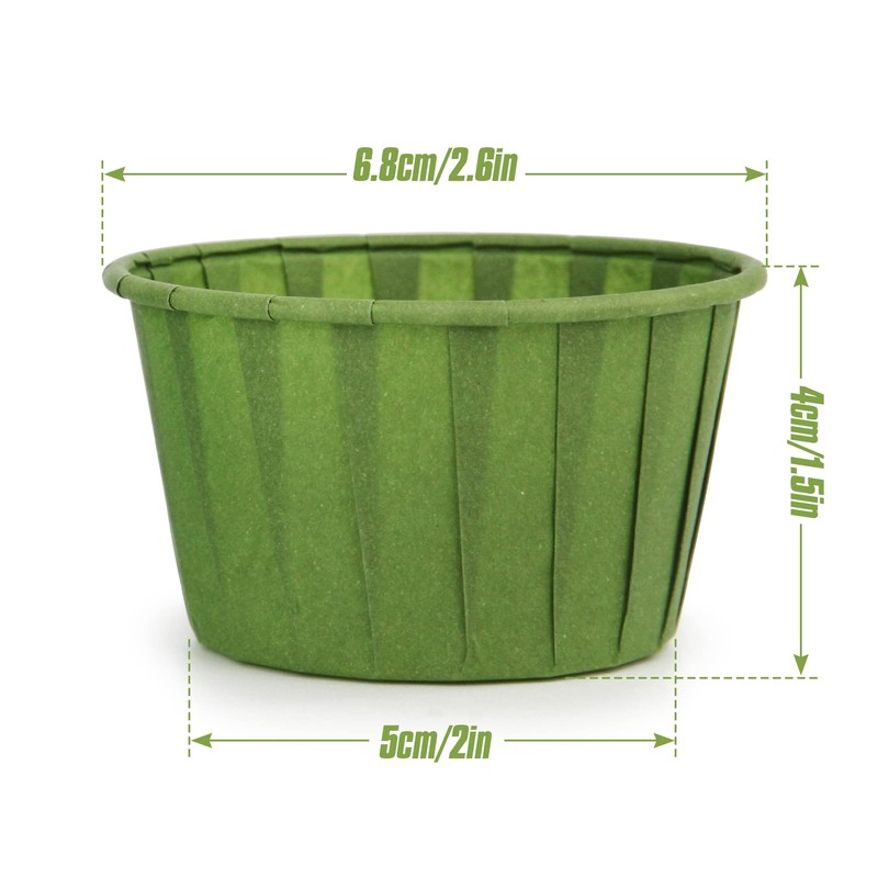 Volein Paper Muffin Cases Pack of 50 Cupcake Moulds for