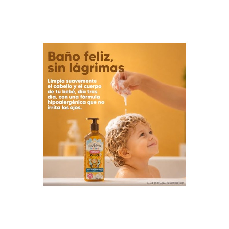 TIO NACHITO SHAMPOO 2 en 1, Cabello y Cuerpo. CUIDA,