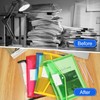 Vicloon Clear Pocket Documents, Pack of 5 Document Wallets, A4