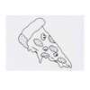 Large 'Pizza Piece' Temporary Tattoos (TO00032095)