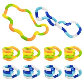 HTTDSLF Fidget Toys Set, Tangle Autism Toy, Twister Fidget Toy, Anti Stress Toy, Hand Tangle Autism, Stim Toy for Stress Relief Children for Autism, Pack of 10