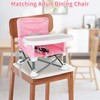 ICEBLUEOR Baby Camping Chair with Tray, Portable High Chair with