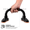 Meteor Essential Push Up Bars - Non-Slip Foam Grip Handles