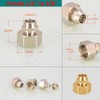 Brass Water Filter Adapter for Faucet Thread Tube Adapter for