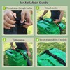 Trash Can Locks with Self-Locking Buckle – Heavy Duty Adjustable