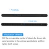 QUARKZMAN Drawer Runners, 6 Pieces 300 mm - Plastic Drawer