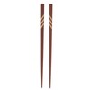 Wooden Chopsticks Japanese Style Rectangular Red Sandalwood Inlaid Boxwood Reusable