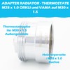 BLUMKRAFT 2 Pcs Metal Radiator Adapter M28 x 1.0 -