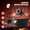 Cannon Humidifier, Cannon Diffuser with 7-Color LED Light and Timer,
