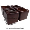 Tomokazu Storey Solid Wood Sofa, Table, Bed Riser, and Furniture