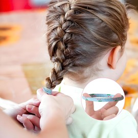 Pack of 100 Hair Bobbles Girls Set, Colourful Elastic Hair Bobbles, Mini Colourful, Hair Bands Elastic for Ponytails, Braids, All Types of Hairstyles