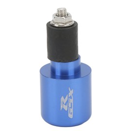 Motorcycle Bar Ends,Motorbike Bar Ends Motorcycle Handlebar Grips Bar End Plug Comfortable Hand Grip Cap Handle Anti Vibration Racing Plugs Slider Replacement for GSXR600 2001‑2014 (Blue)