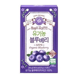 hallberry 1 box of organic blueberries made from whole whole berries, 14 packets / 홀베리 통째로 갈아만든 유기농 블루베리 1박스 14포