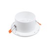 Geesatis 4 Inch Adjustable Round Air Vent Spring Loaded,ABS Soffit