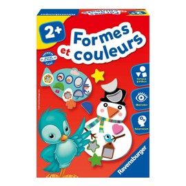Ravensburger - Educational Game - Shapes and Colours - Association Game - Development of Observation and Motor Skills - from 2 Years - Uni - 24743