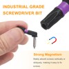 sourcing map 8pcs TT25 Torx Screwdriver Bit 1/4" Hex Shank