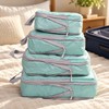 Compression Packing Cubes Set for Travel – Foldable Nylon Zipper