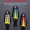 2pcs Luces Led Direccionales Para Moto Secuencial Indicador