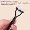 Inralimot Eyelash Comb Eyebrow Brush Eyelash Separator Mascara Applicator Eyelash