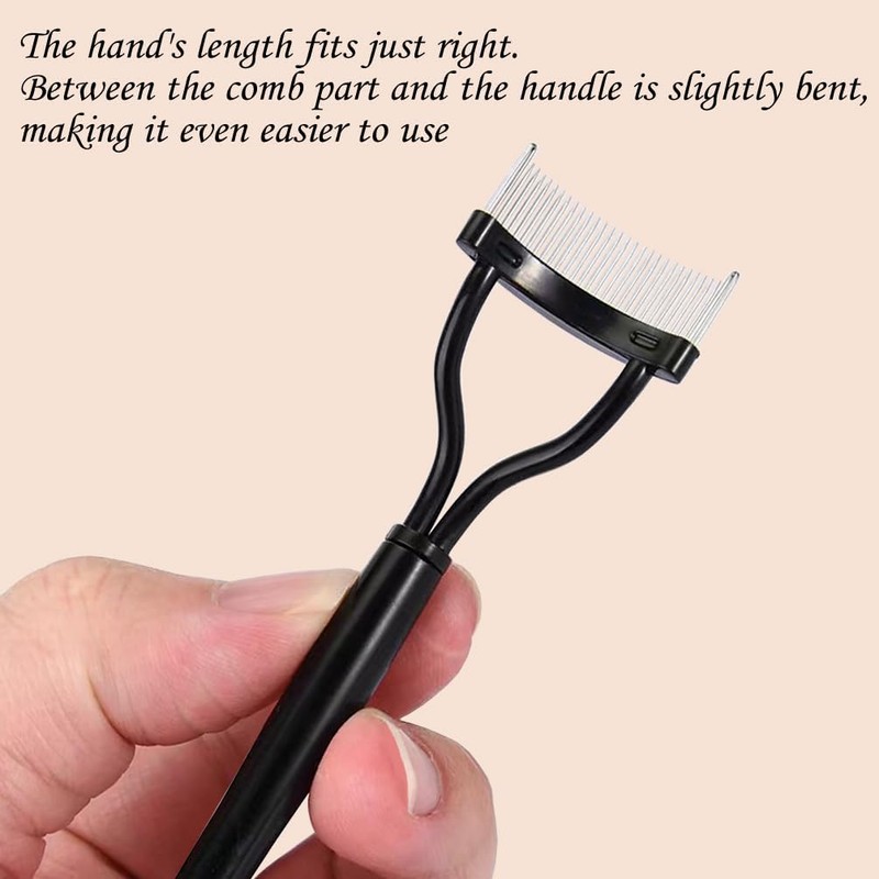 Inralimot Eyelash Comb Eyebrow Brush Eyelash Separator Mascara Applicator Eyelash
