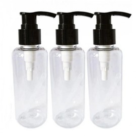Dispenser Pumping Container Transparent Liquid Storage Empty Bottle / 디스펜서 펌핑 용기 투명 액체 보관 공병