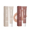 2 Colors Lip Gloss Butter Balm,Hydrating Tinted Lipgloss Set for