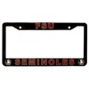 EliteAuto3K Florida State Seminoles License Plate Frame Cover – Black