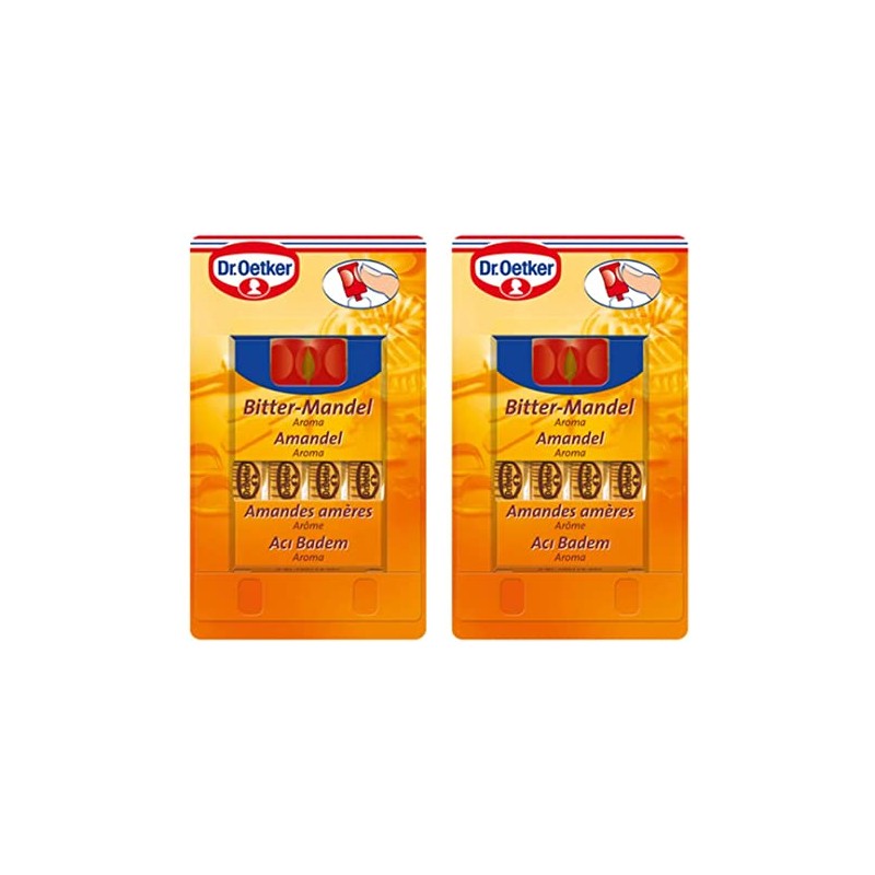 Dr. Oetker Bitter-Mandel Aroma 2 Pack 16 ml (Each Pack