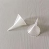 Mini Clear Polyethylene Funnel Kit - 10 Pcs Narrow Neck