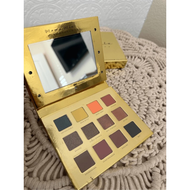 Cosmyfy Mama Mia Pressed Pigment Eyeshadow 12 Shade Palette New