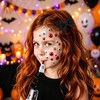 4PCS Halloween Bows Bone Hair Clips Skeleton Hand Bat Spooky