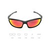 Eltin Spark Brille Sport, Unisex Erwachsene Einheitsgröße Schwarz