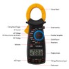 Digital Clamp Meter Multimeter Measures Resistance Alternating and Direct Current
