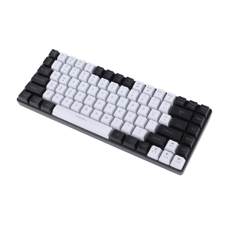 Gaming Keyboard Type C 84 Keys RGB Backlit Ergonomically Curved