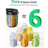 CLSSLVVBN Supplement Dispenser Travel Pill Box With Large Separate Compartments