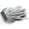 yyangz 50pcs/Box Metal File Fastener 2-Hole Metal Binder Clip Paper