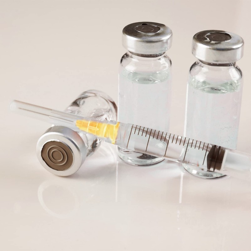 15 Pack 2.5ml 25Ga Plastic Syringe with Measurement for Scientific