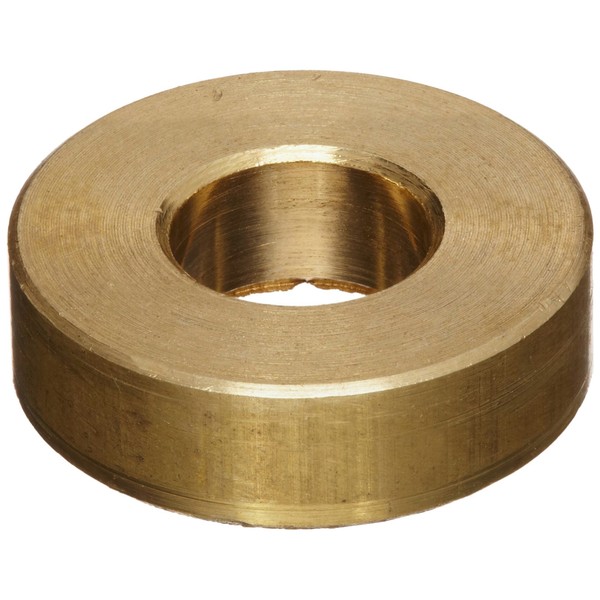 Component Flat Washer, Brass, Round Shape, USA Made, 3/8" Bolt